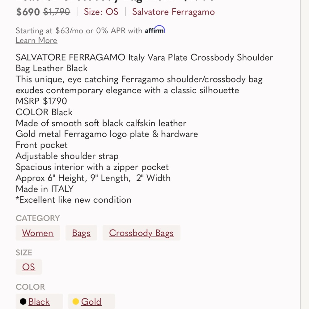 Ferragamo (Authentic) - Picture 6 of 6